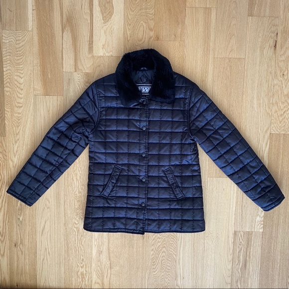 Rainbow West Jackets & Blazers - Rainbow West Quilted Puffer Jacket Black Size S